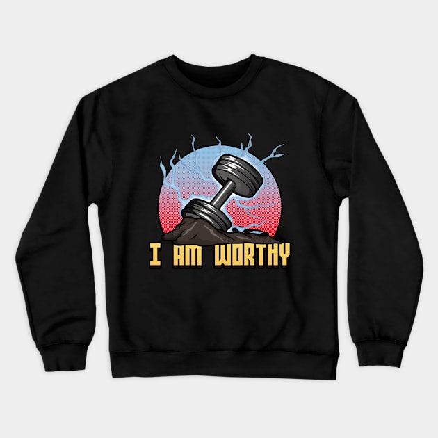 I am worthy Crewneck Sweatshirt by Markus Schnabel